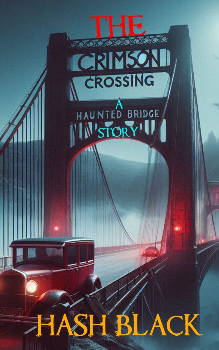 Book cover to Hash Black's short haunted ghost bridge horror story