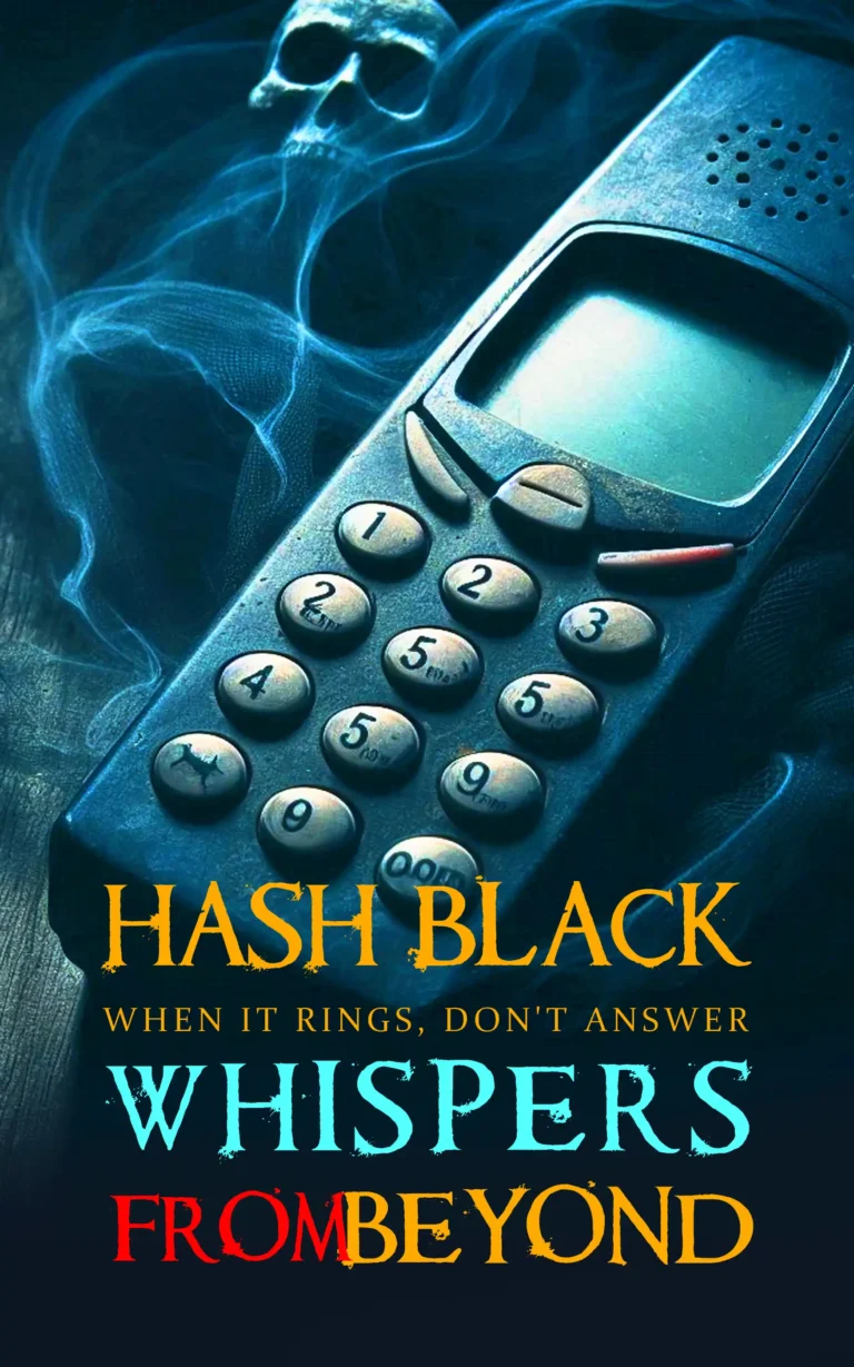 A book cover to Hash Black's supernatural communication horror short story, Whispers from Beyond.
