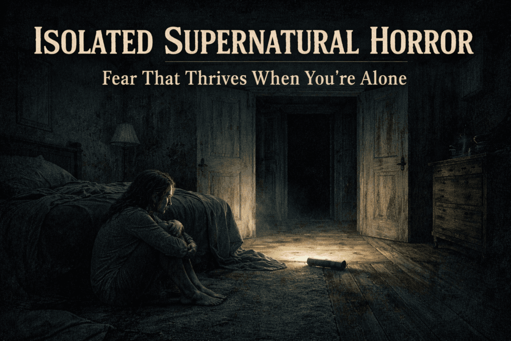 Blog cover for Hash Black's deep dive into isolated supernatural horror