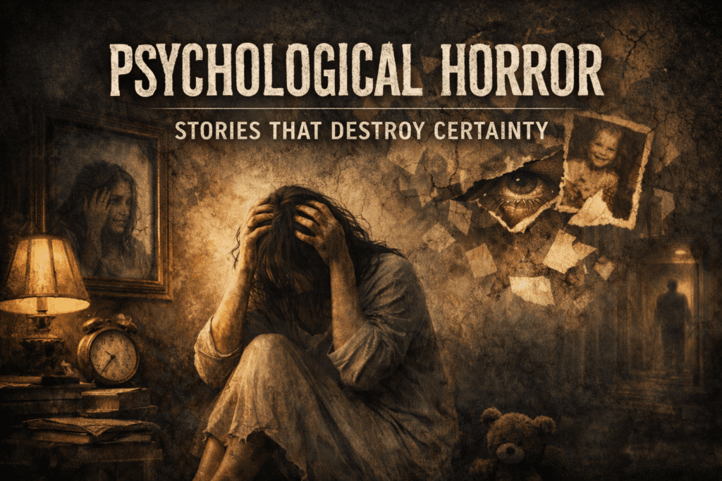 Blog cover for Hash Black's deep dive into Psychological Horror