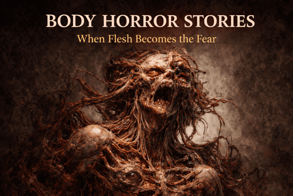 Blog cover for Hash Blacks' deep dive into body horror