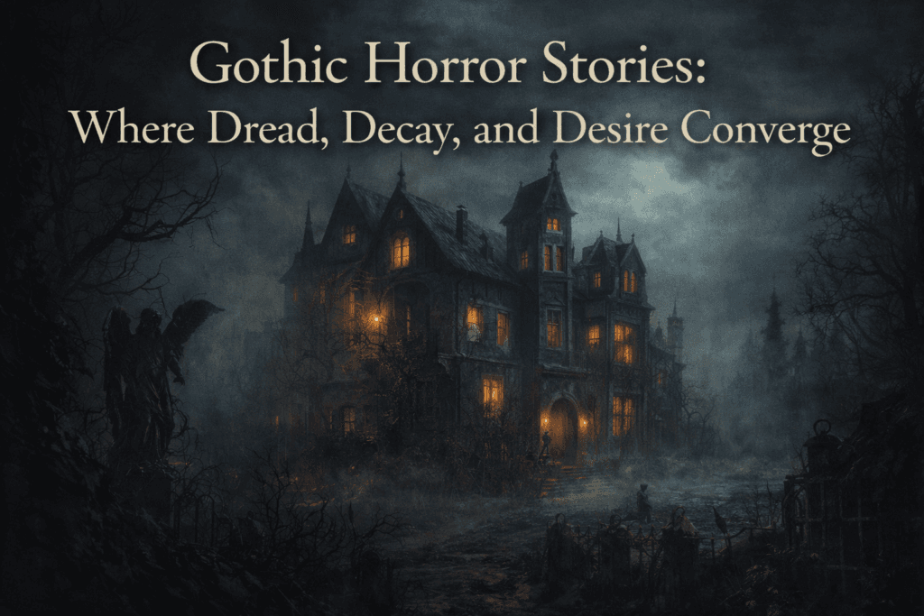 Blog cover for Hash Black's deep dive into Gothic Horror Stories