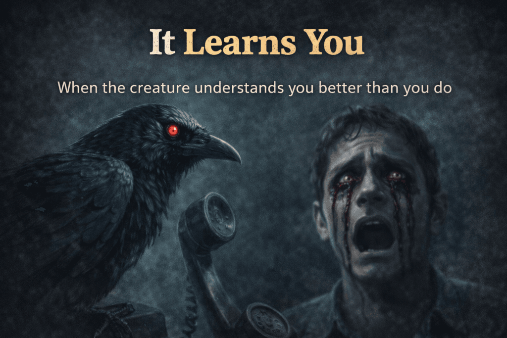 Blog cover for Hash Black's deep dive into Intelligent Creature Horror