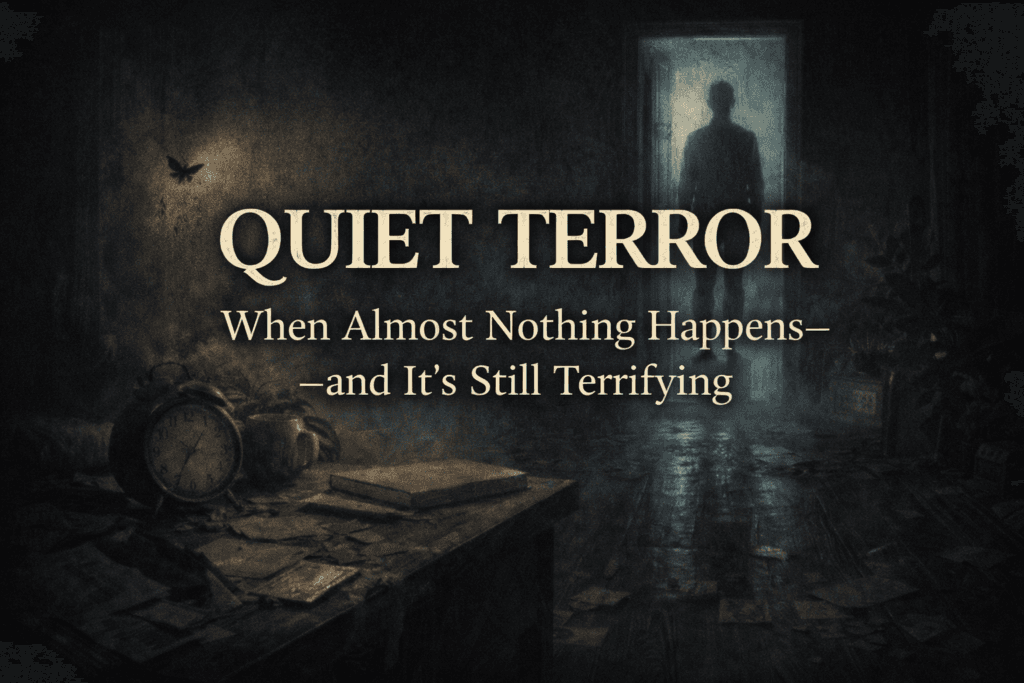 Blog cover for Hash Black's deep dive into quiet psychological horror